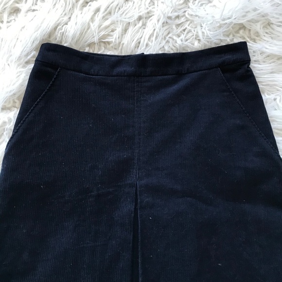 A.P.C. Coco Cotton-blend Corduroy Skirt In Blue 38 - Picture 3 of 10